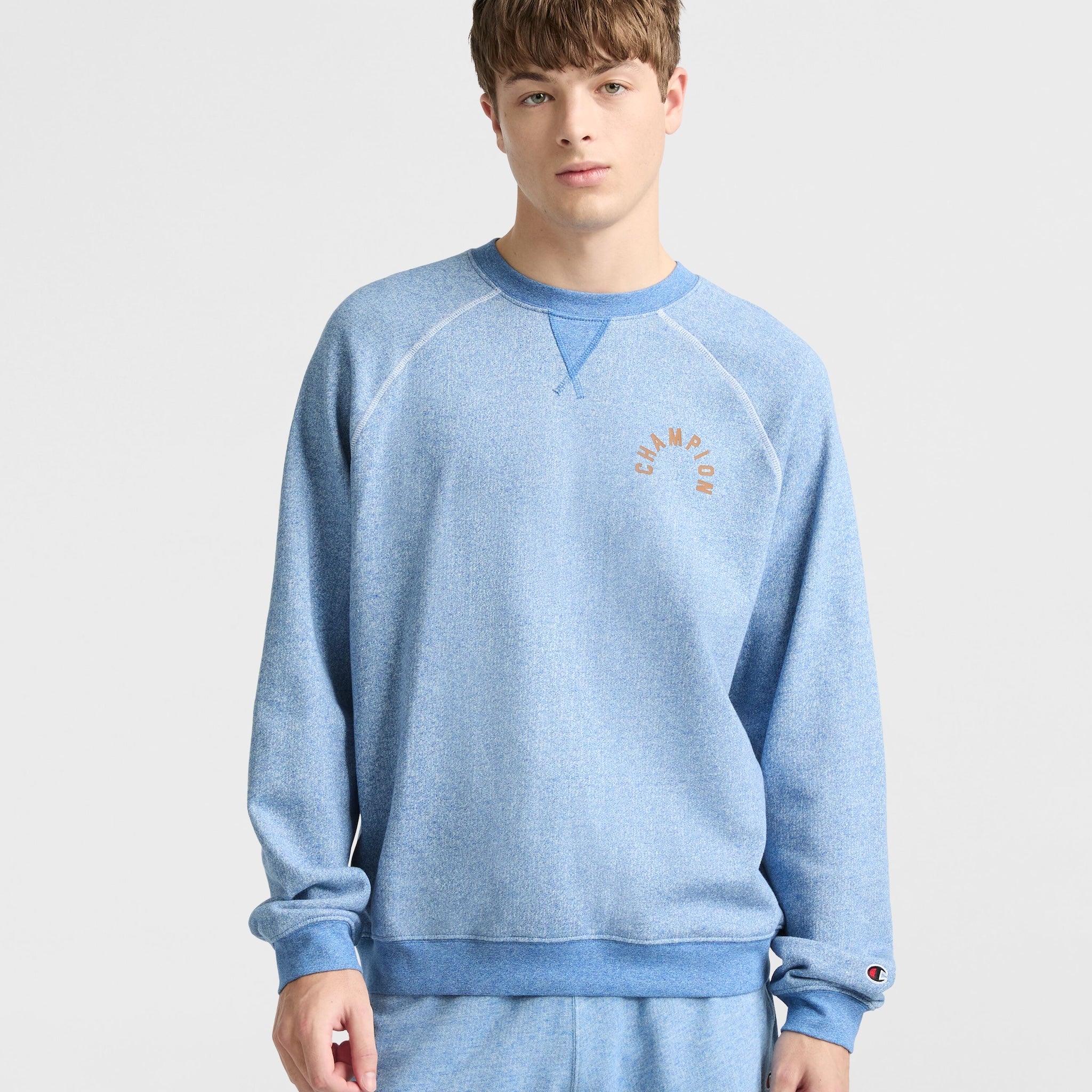 Champion Vintage Raglan Crewneck Sweatshirt - Soft, Sporty Pullover