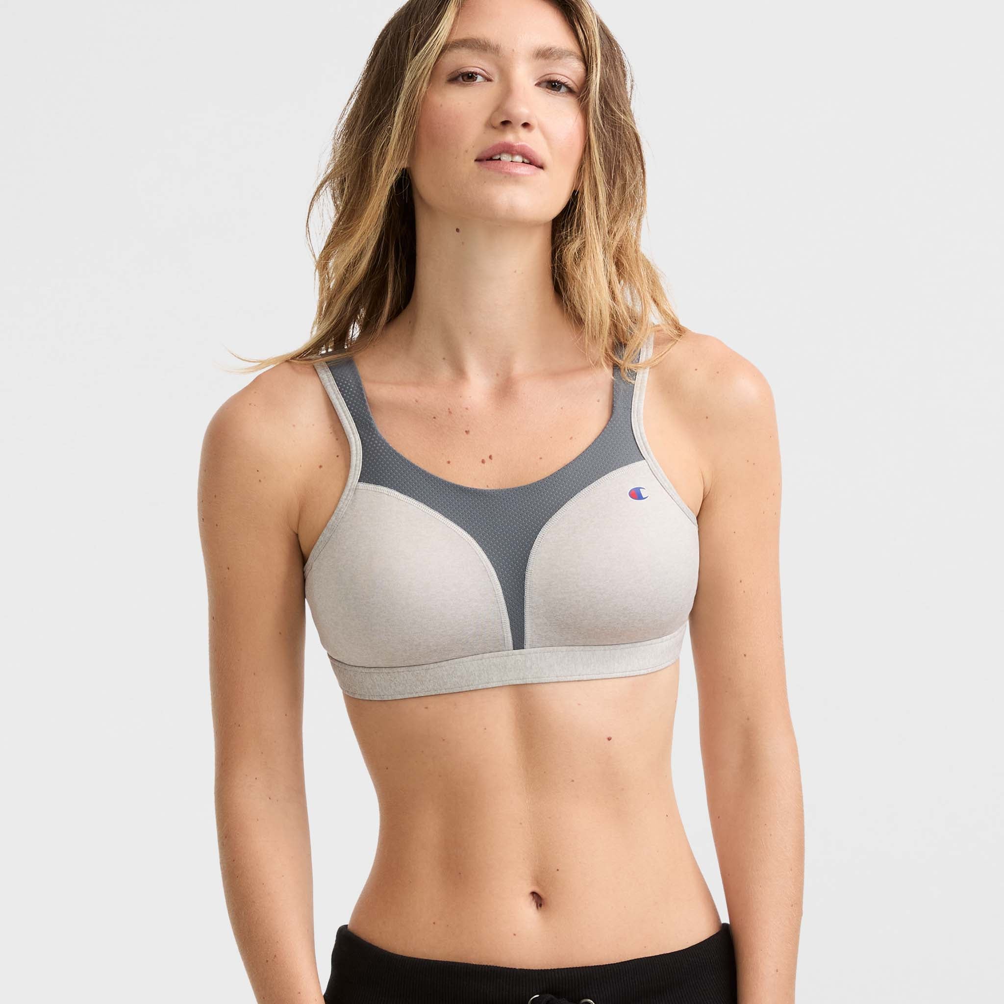 High-Impact Sports Bra with Moisture-Wicking & Gel Straps – Spot Comfort