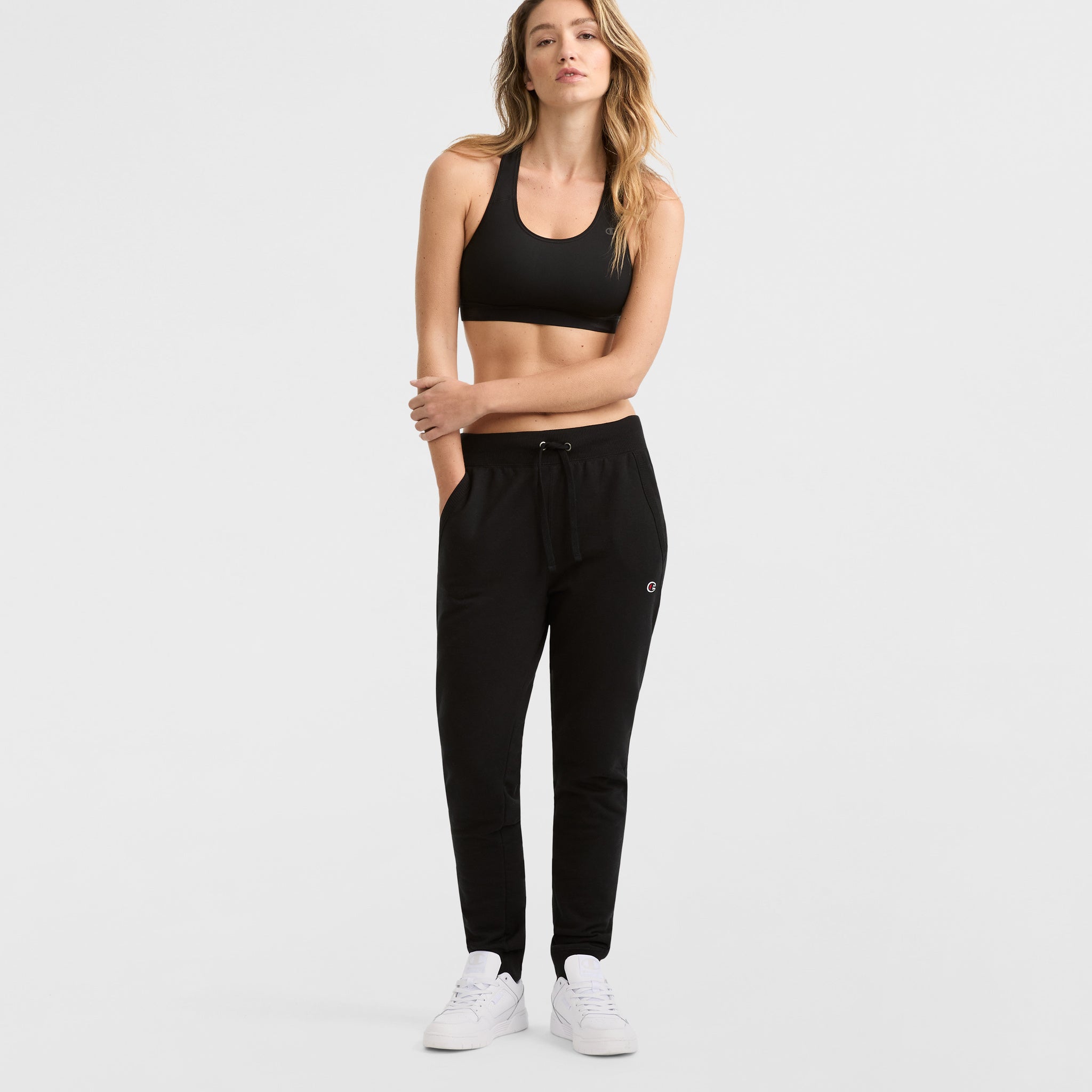 Women's Compression Sports Bra - Moisture-Wicking & Racerback Design
