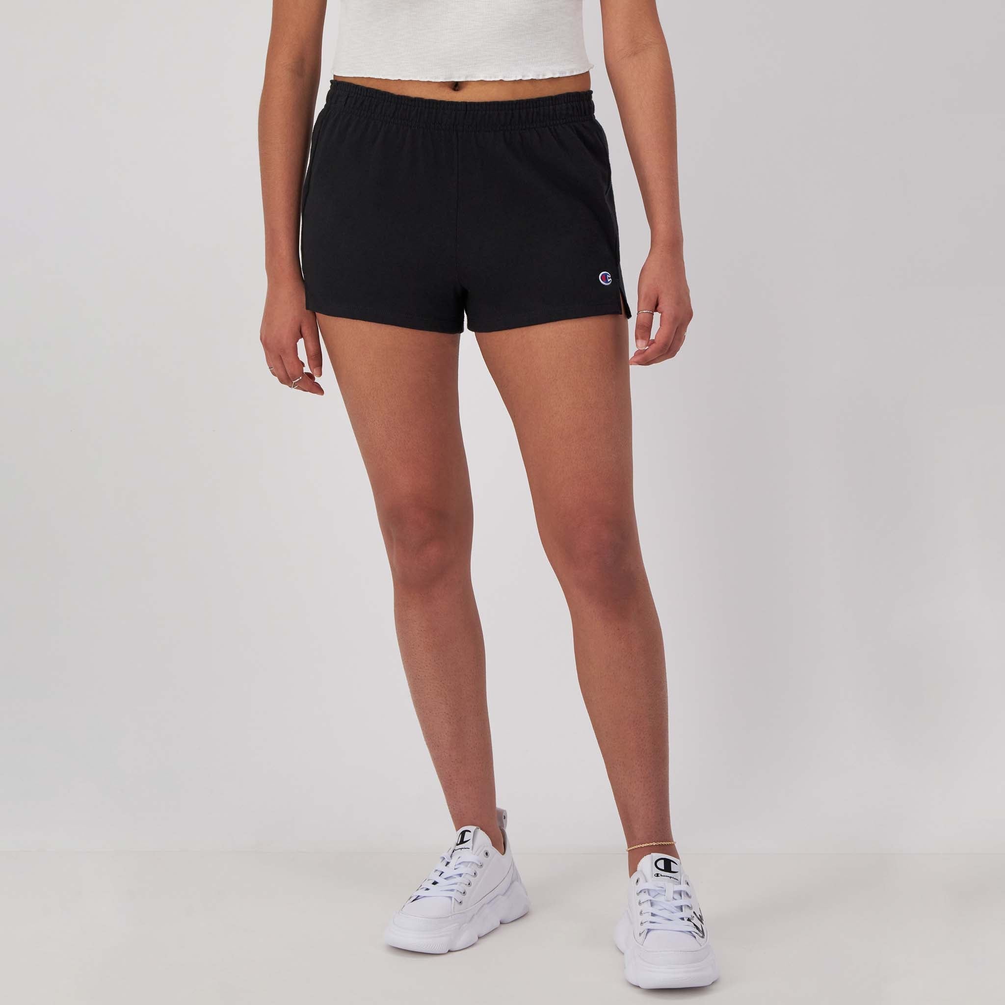 Champion Women's 3.5" Practice Shorts with C Logo & Elastic Waistband