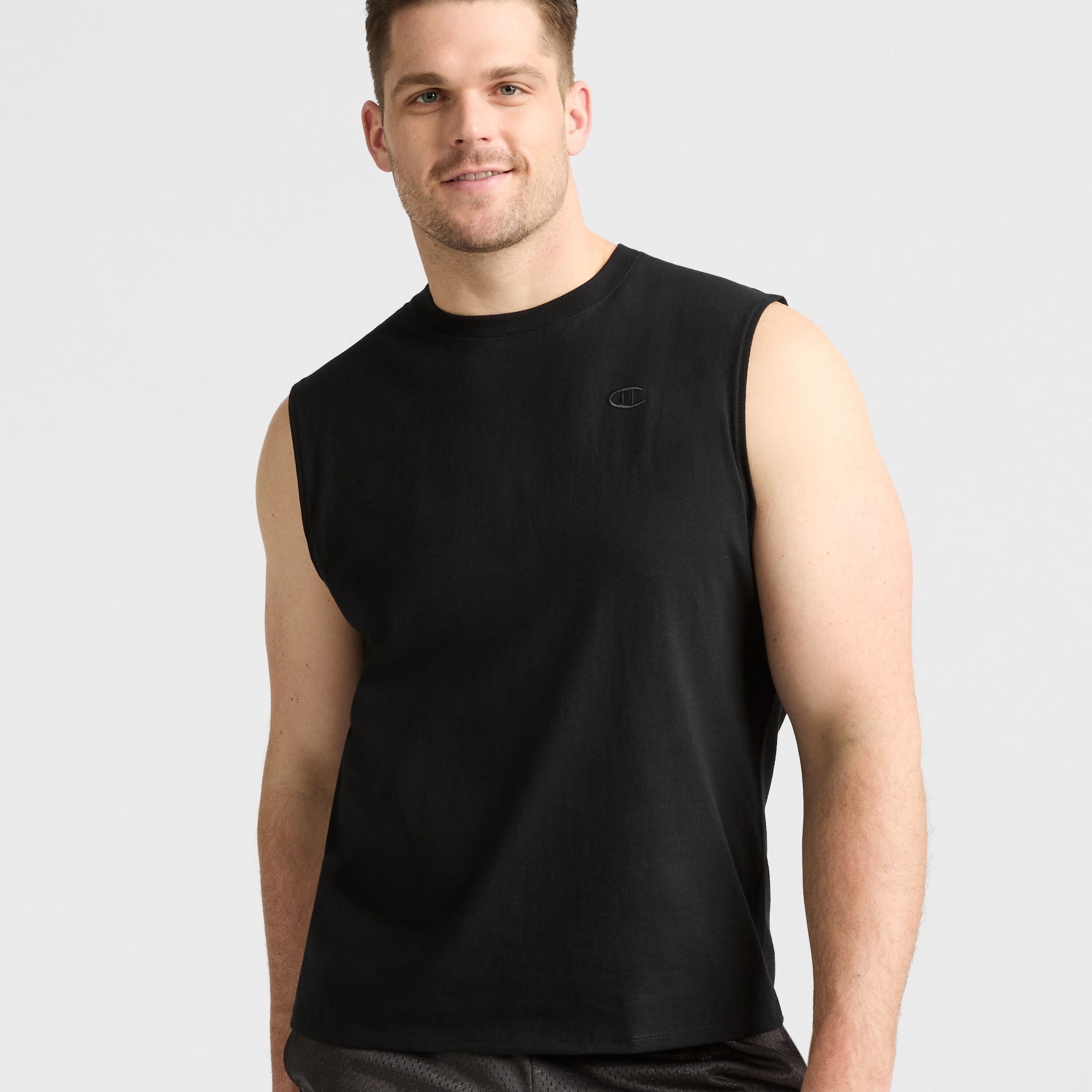 Champion C Logo Muscle Tank for Big & Tall Men