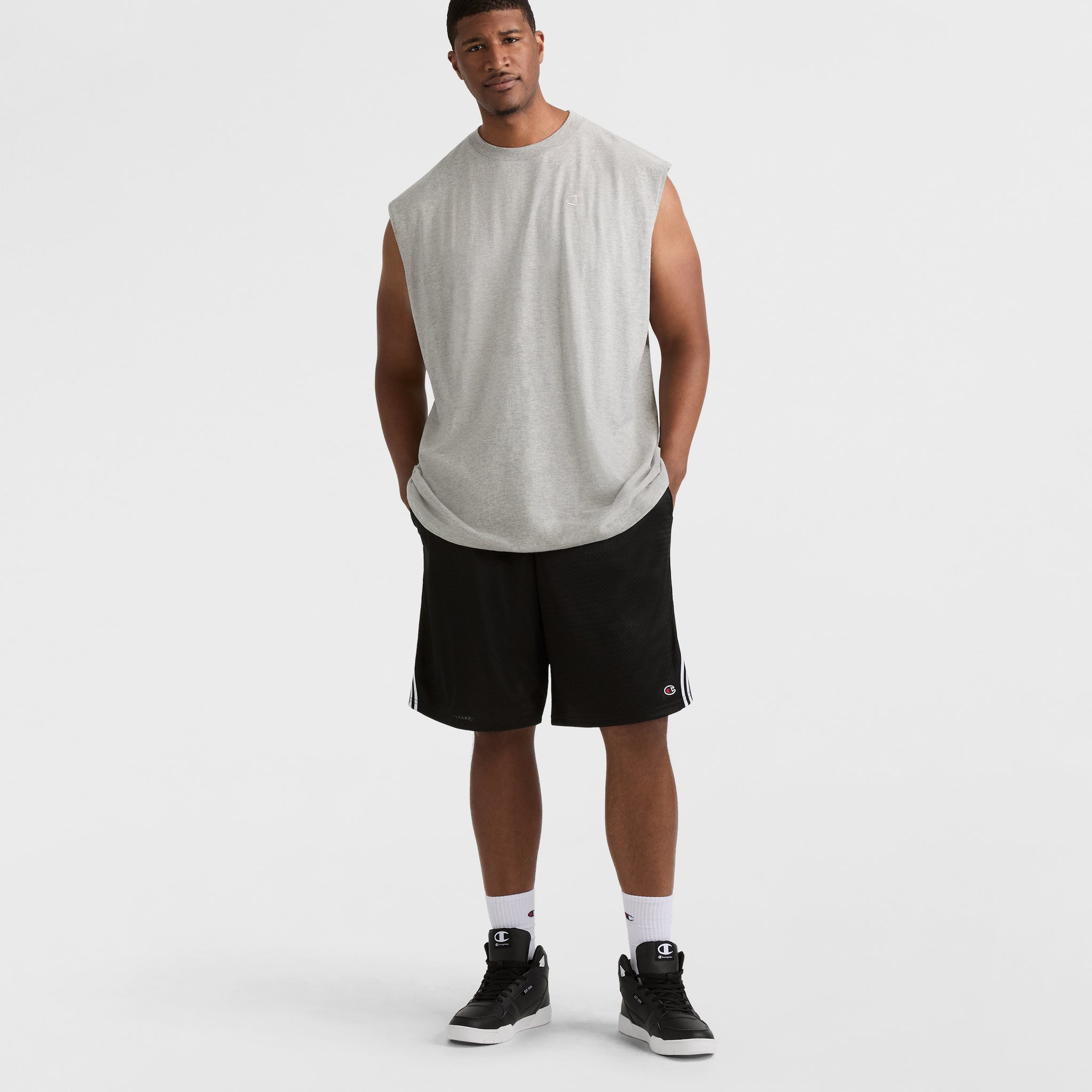 Champion C Logo Muscle Tank for Big & Tall Men