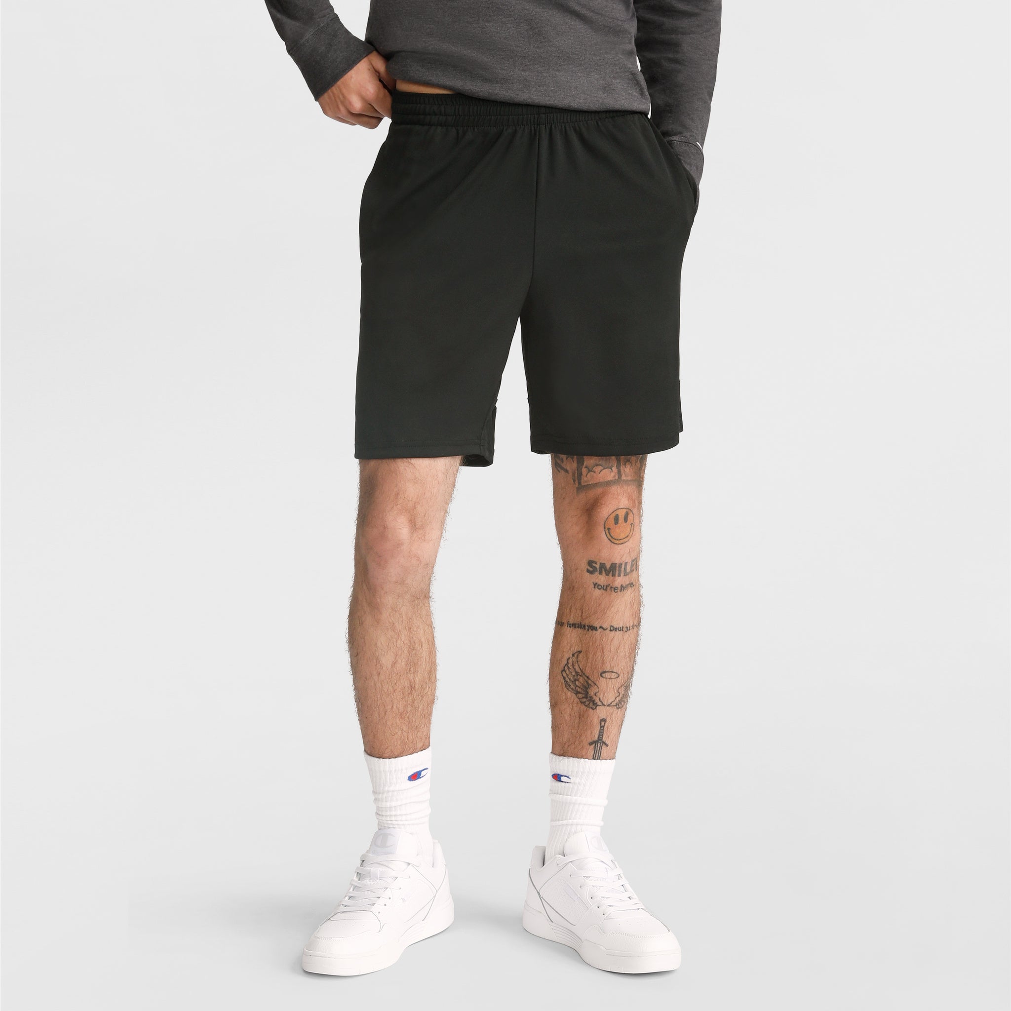 Men's 7" Moisture-Wicking Sport Shorts with Side Pockets & Ventilation