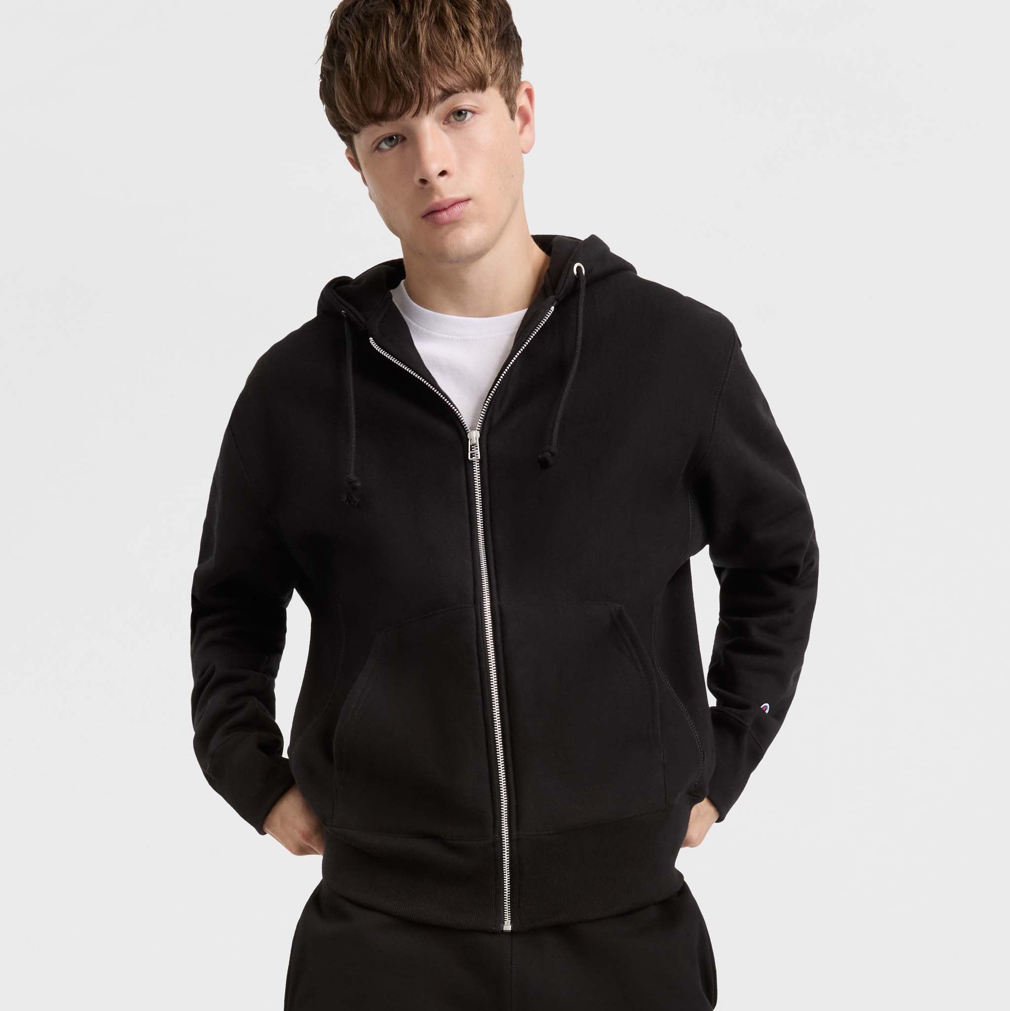Champion Reverse Weave Men's Full-Zip Hoodie - Heavyweight Fleece