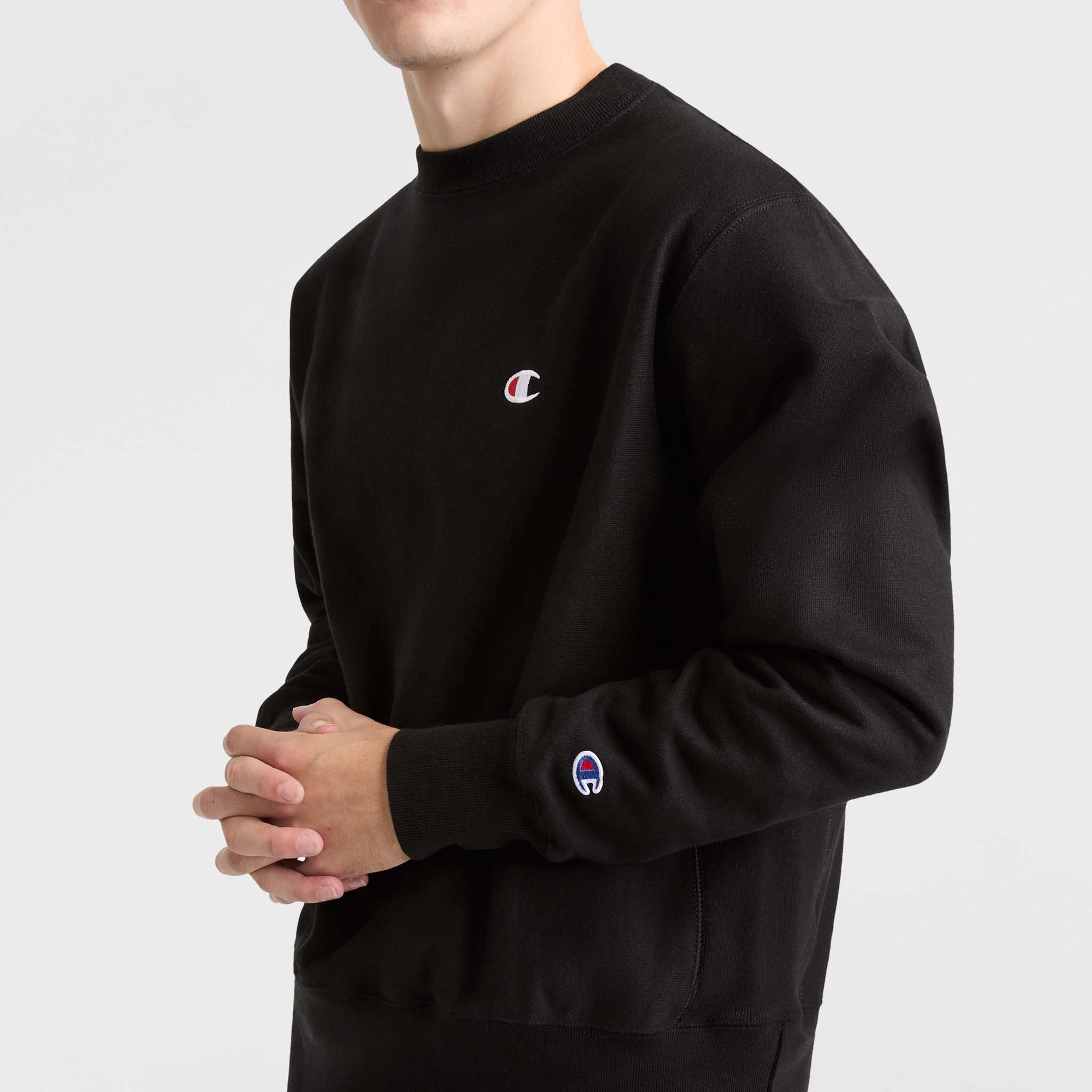 Champion Reverse Weave Crewneck Sweatshirt with C Logo