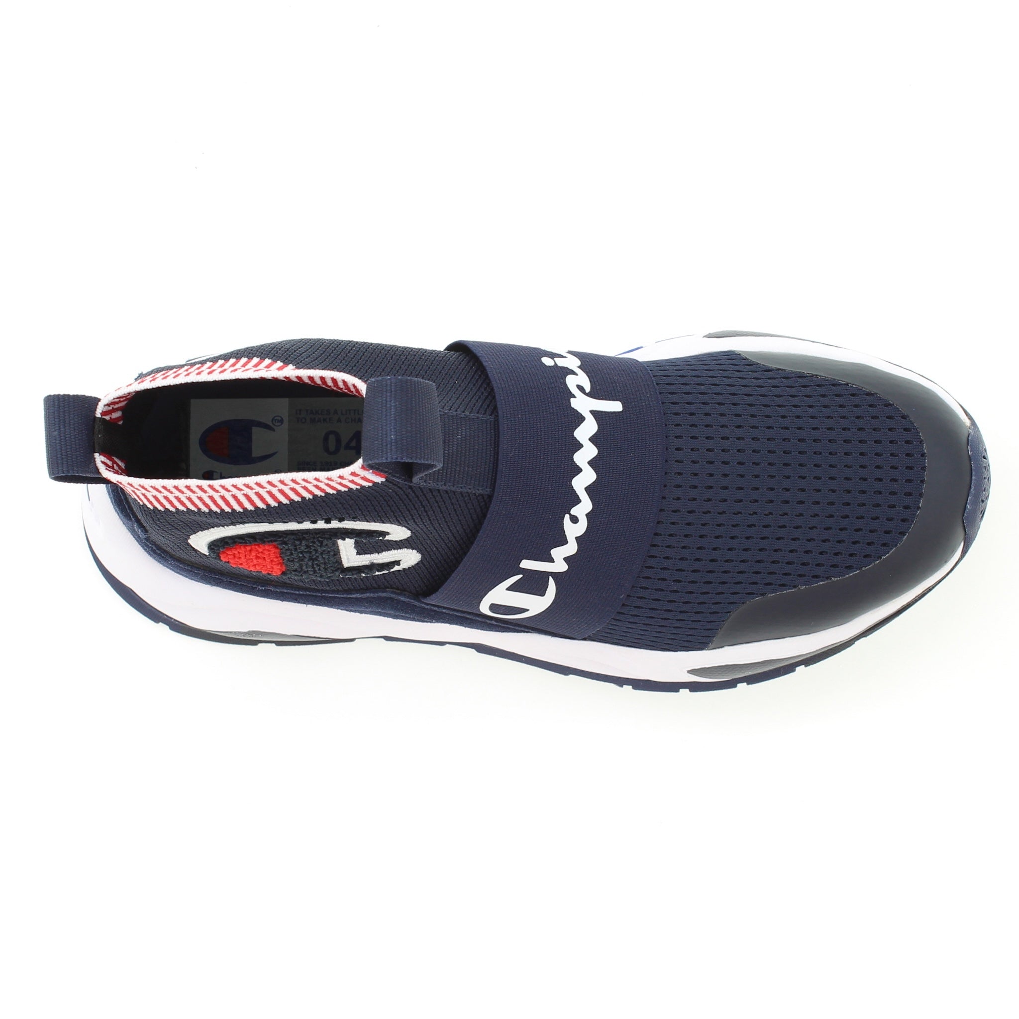 Kids' High-Top Sneakers - Comfortable Stretch Knit & Slip-On Design