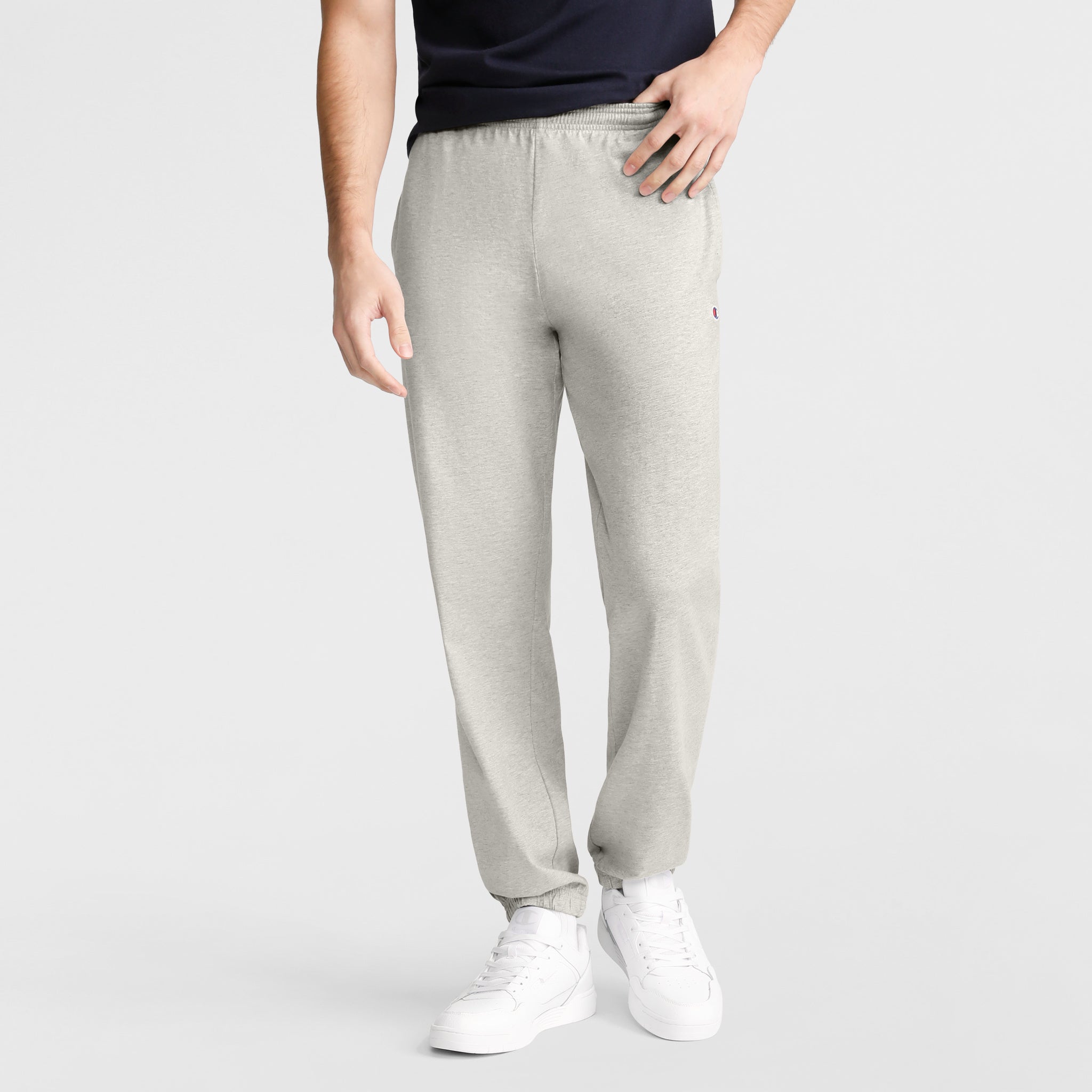 Men's Lightweight Lounge Pants with Cinched Hem & C Logo