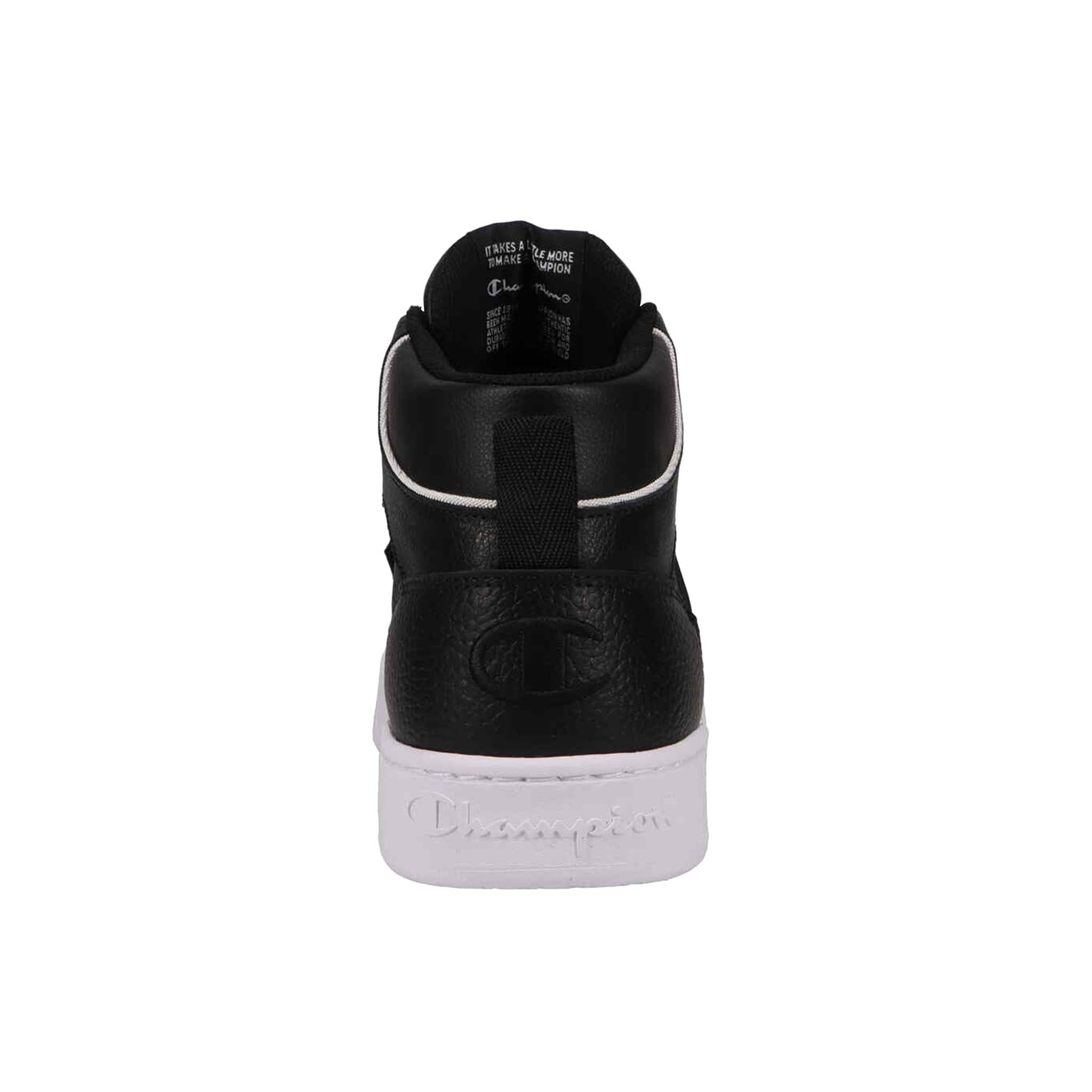 Men's High-Top Sneakers with Cushioned Collar & Logo Detail