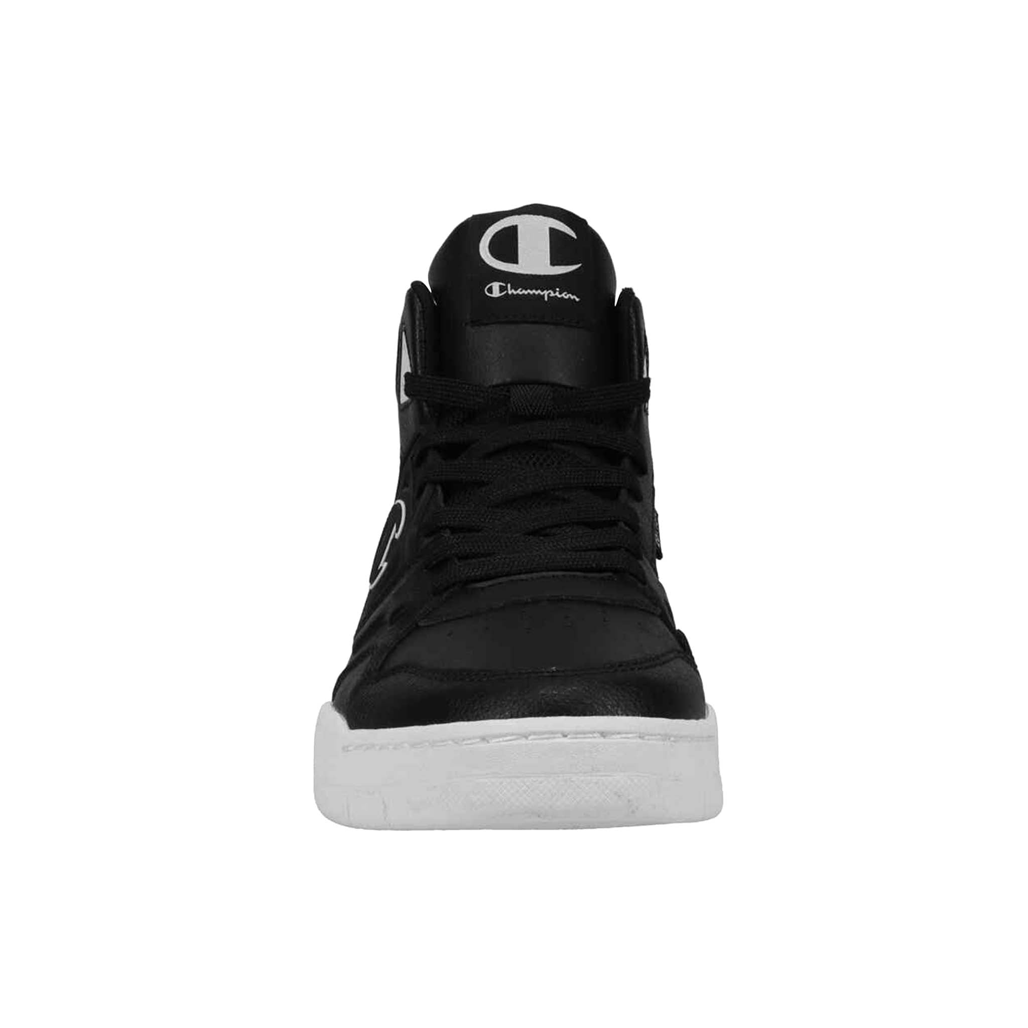 Men's High-Top Sneakers with Cushioned Collar & Logo Detail