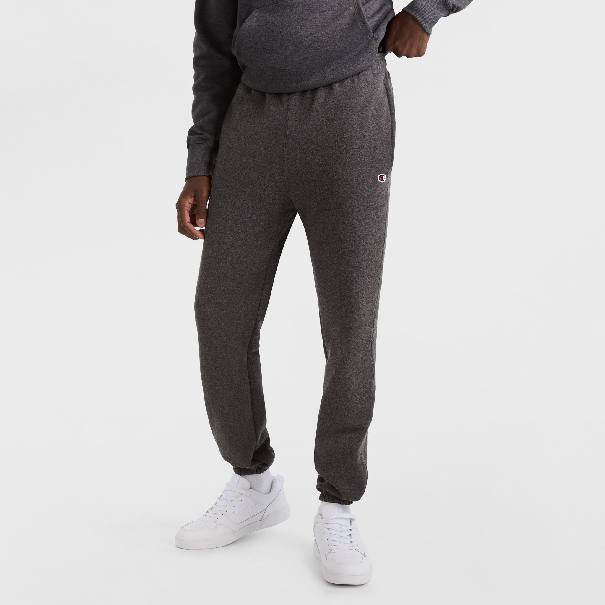 Men's Powerblend Sweatpants with Relaxed Hem & C Logo