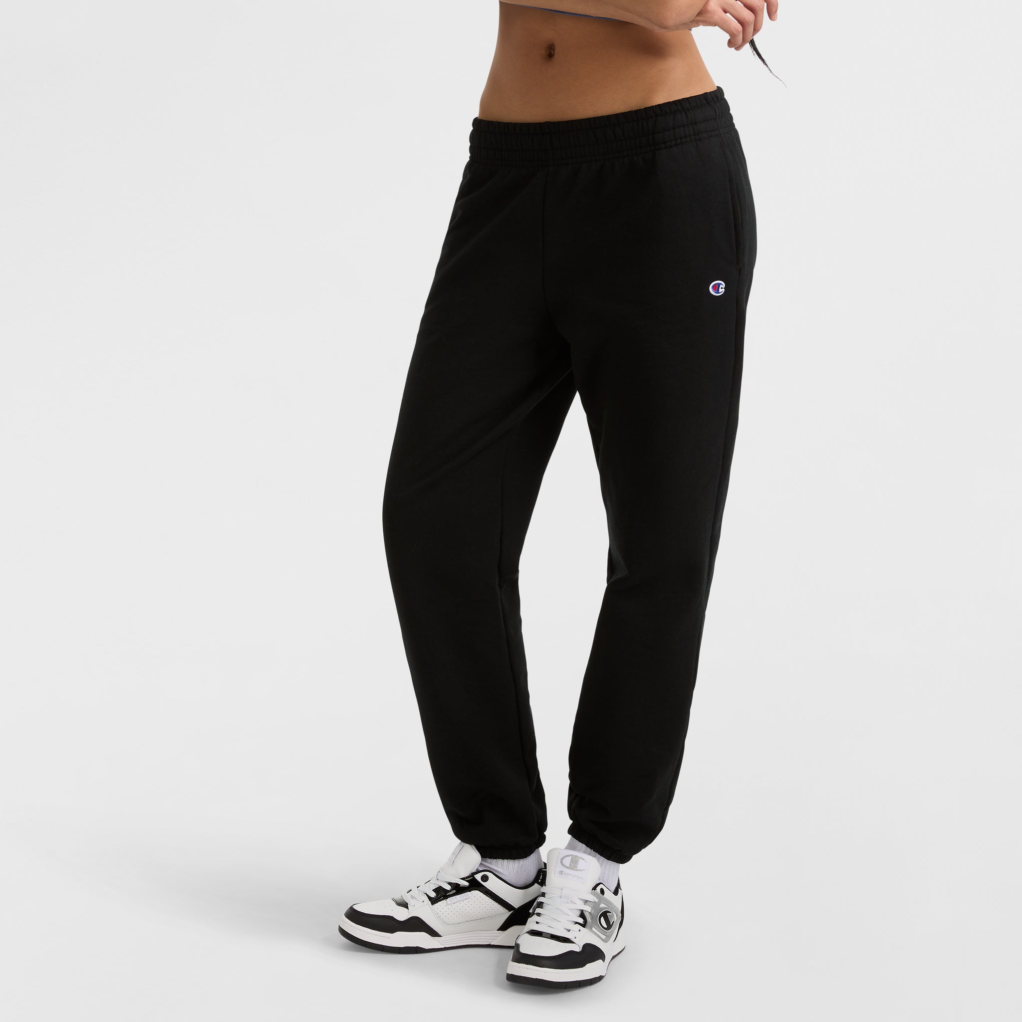 Women's Oversized Sweatpants with C Logo - Powerblend Fleece