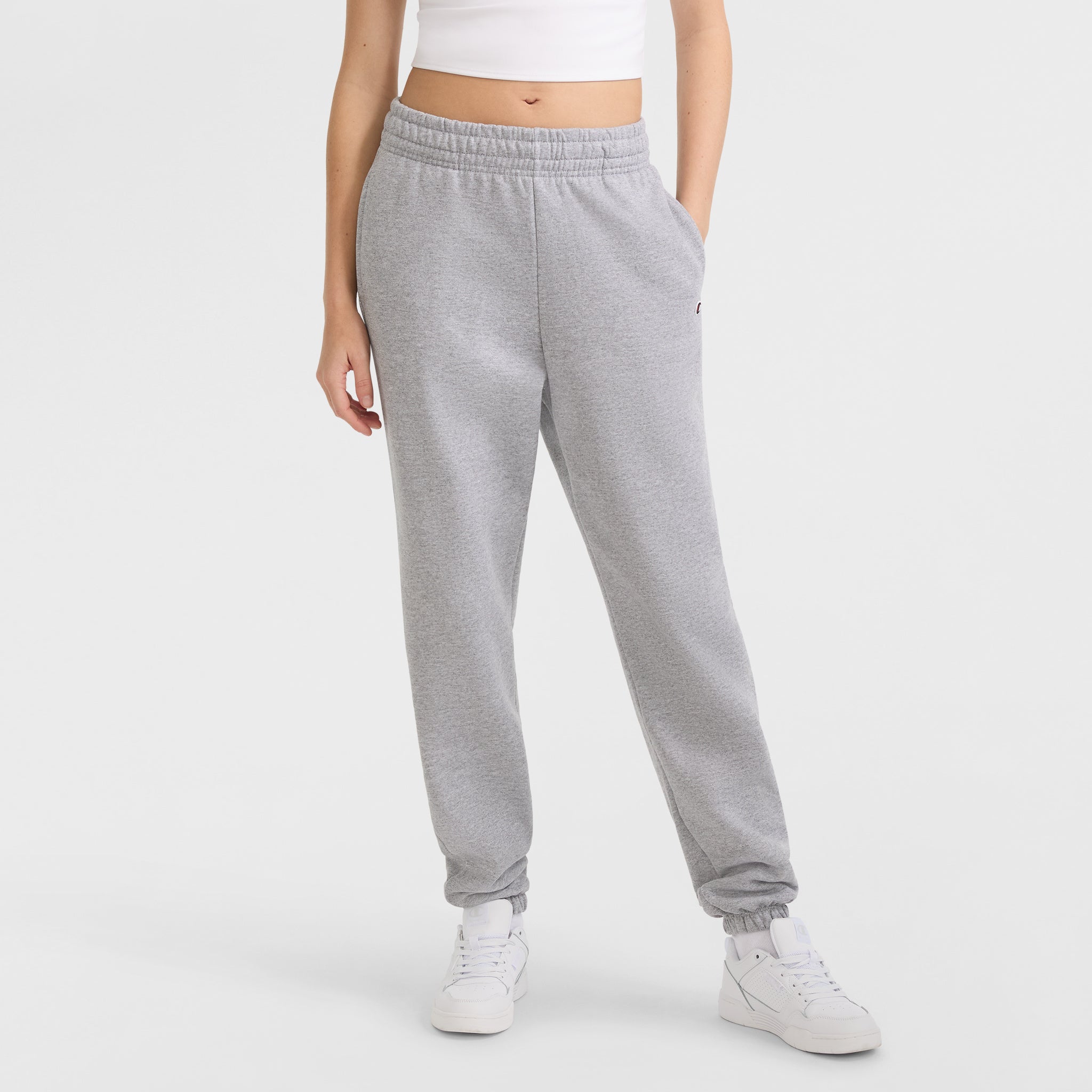 Women's Oversized Sweatpants with C Logo - Powerblend Fleece