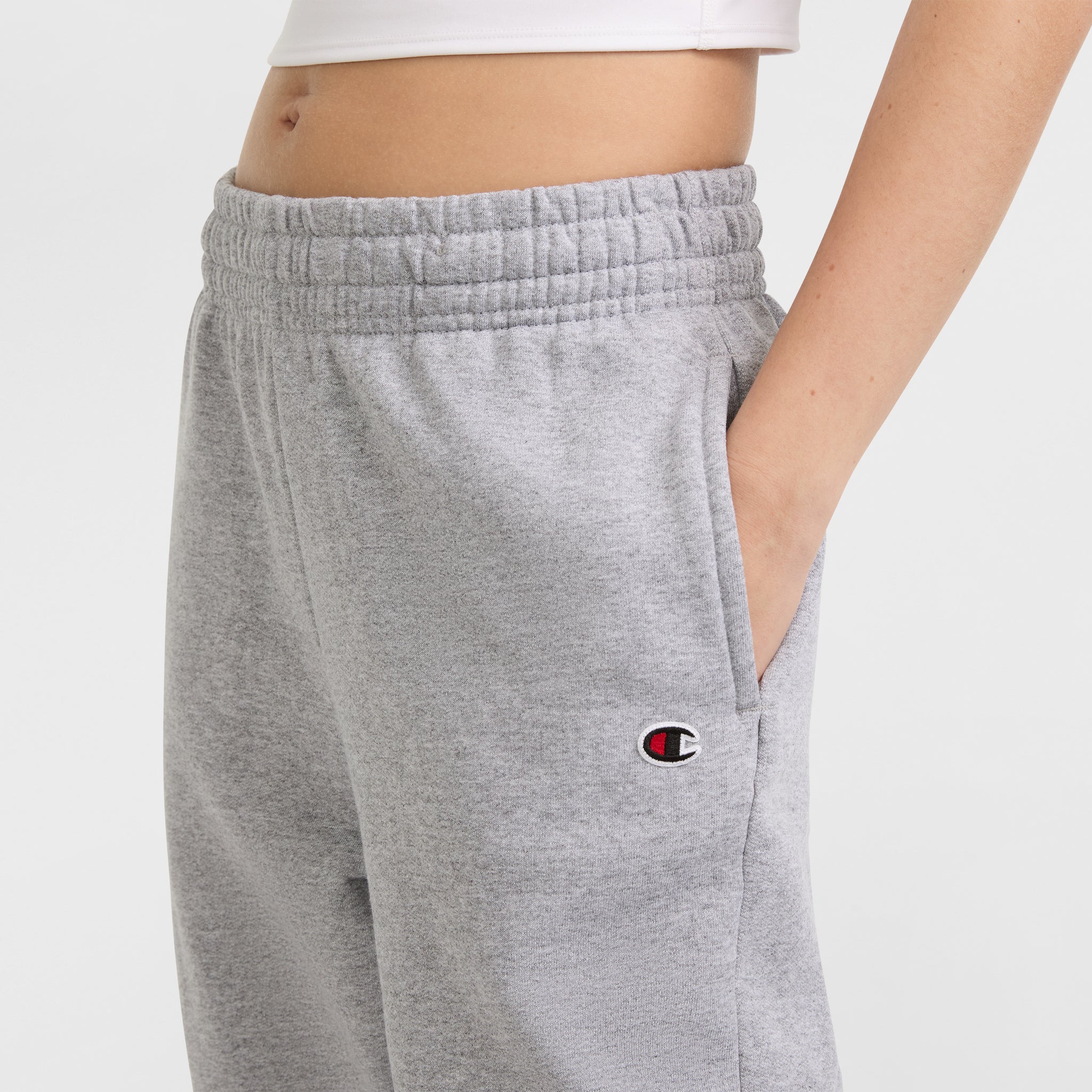 Women's Oversized Sweatpants with C Logo - Powerblend Fleece