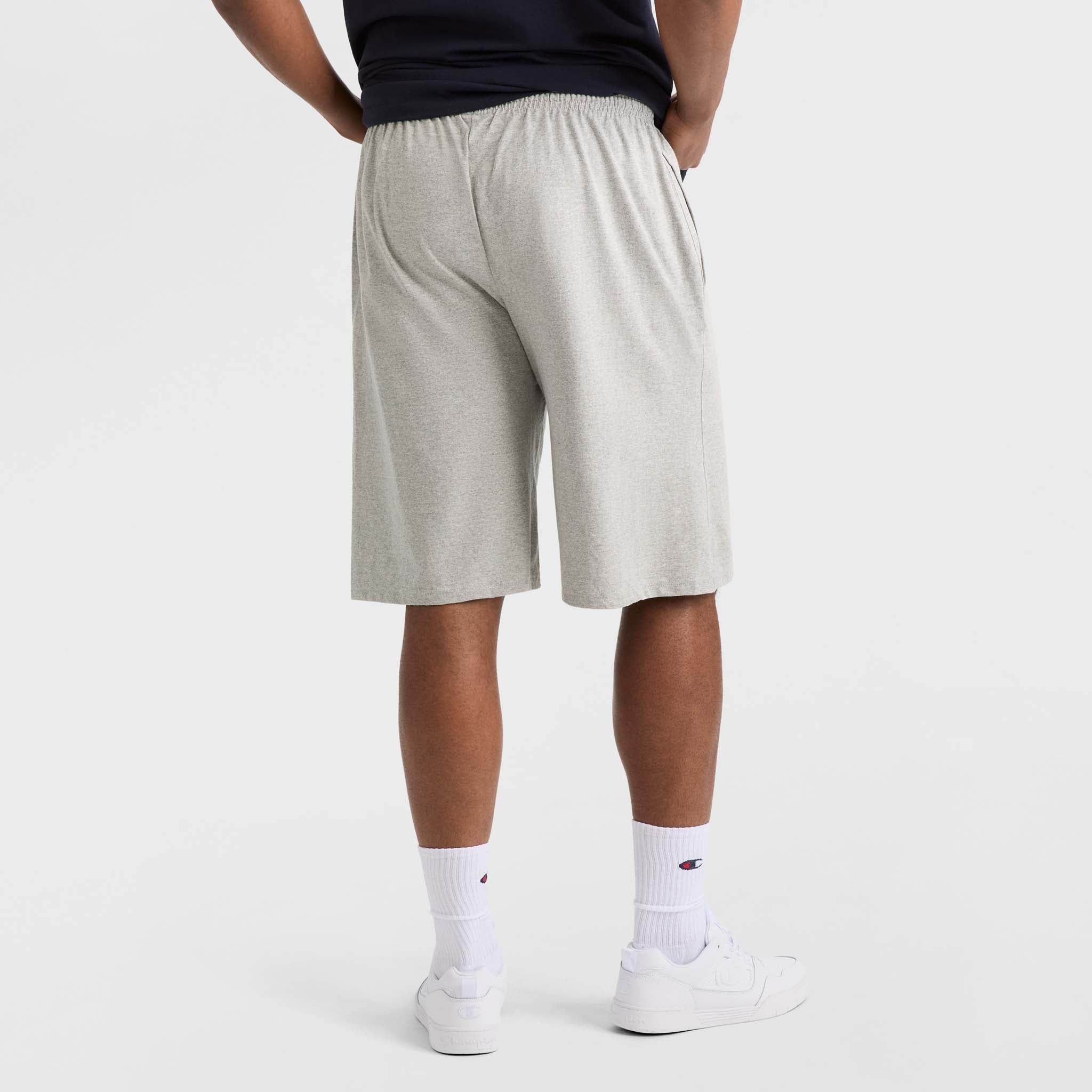 Men's Big & Tall Lounge Shorts with C Logo - Lightweight Cotton Blend