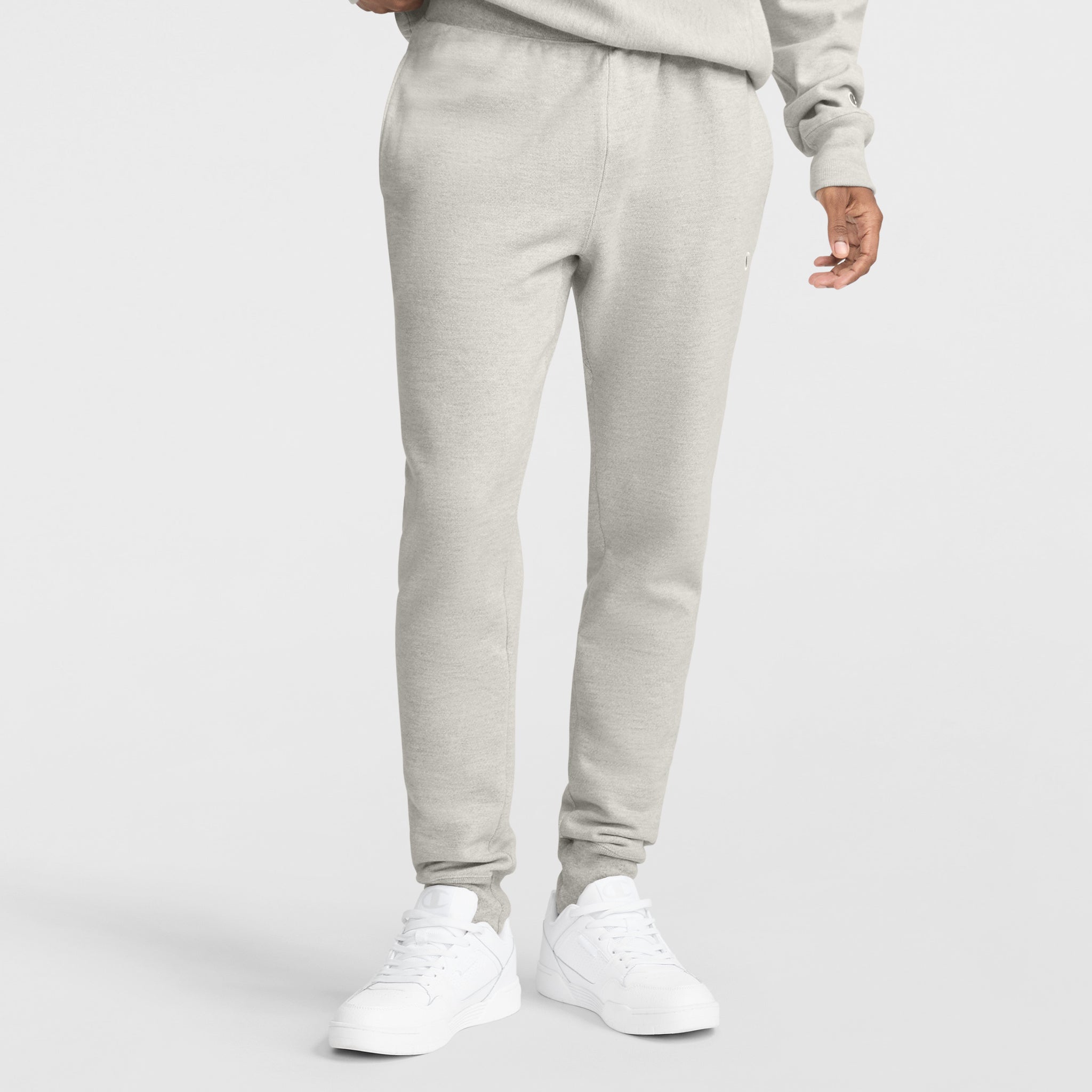 Champion Reverse Weave Joggers with C Logo - Heavyweight Fleece Men's Sweatpants