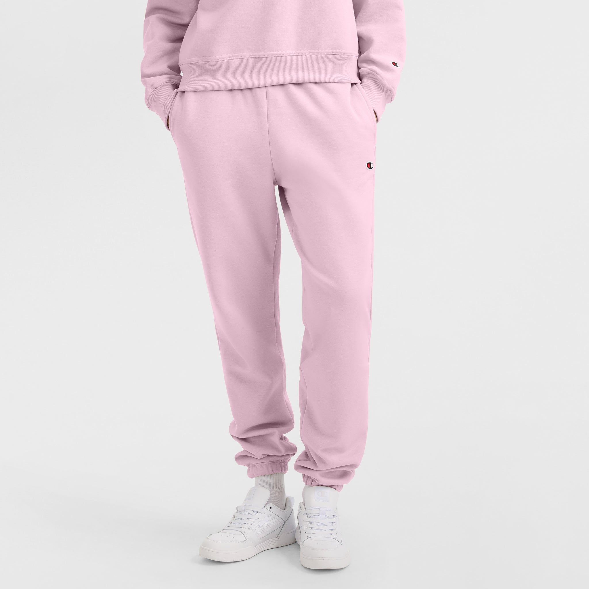 Women's Oversized Sweatpants with C Logo - Powerblend Fleece