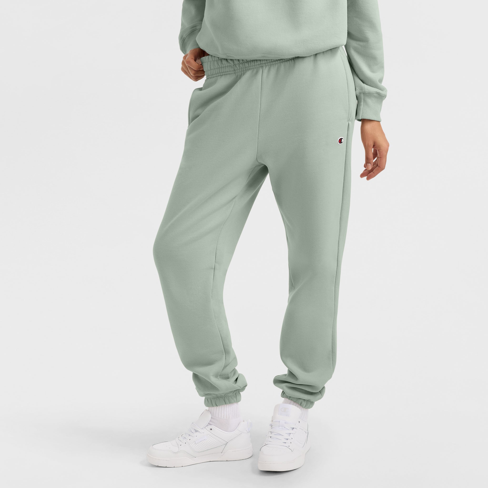 Women's Oversized Sweatpants with C Logo - Powerblend Fleece