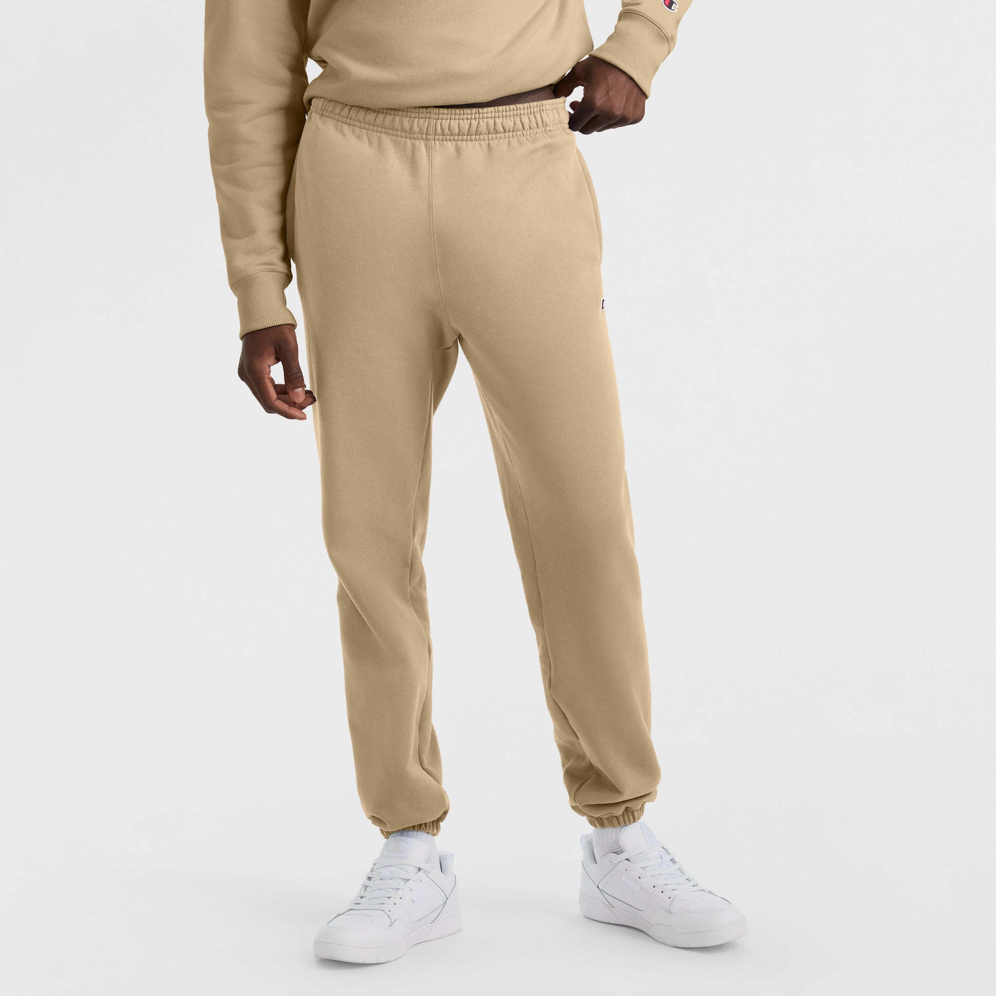 Men's Powerblend Sweatpants with Relaxed Hem & C Logo
