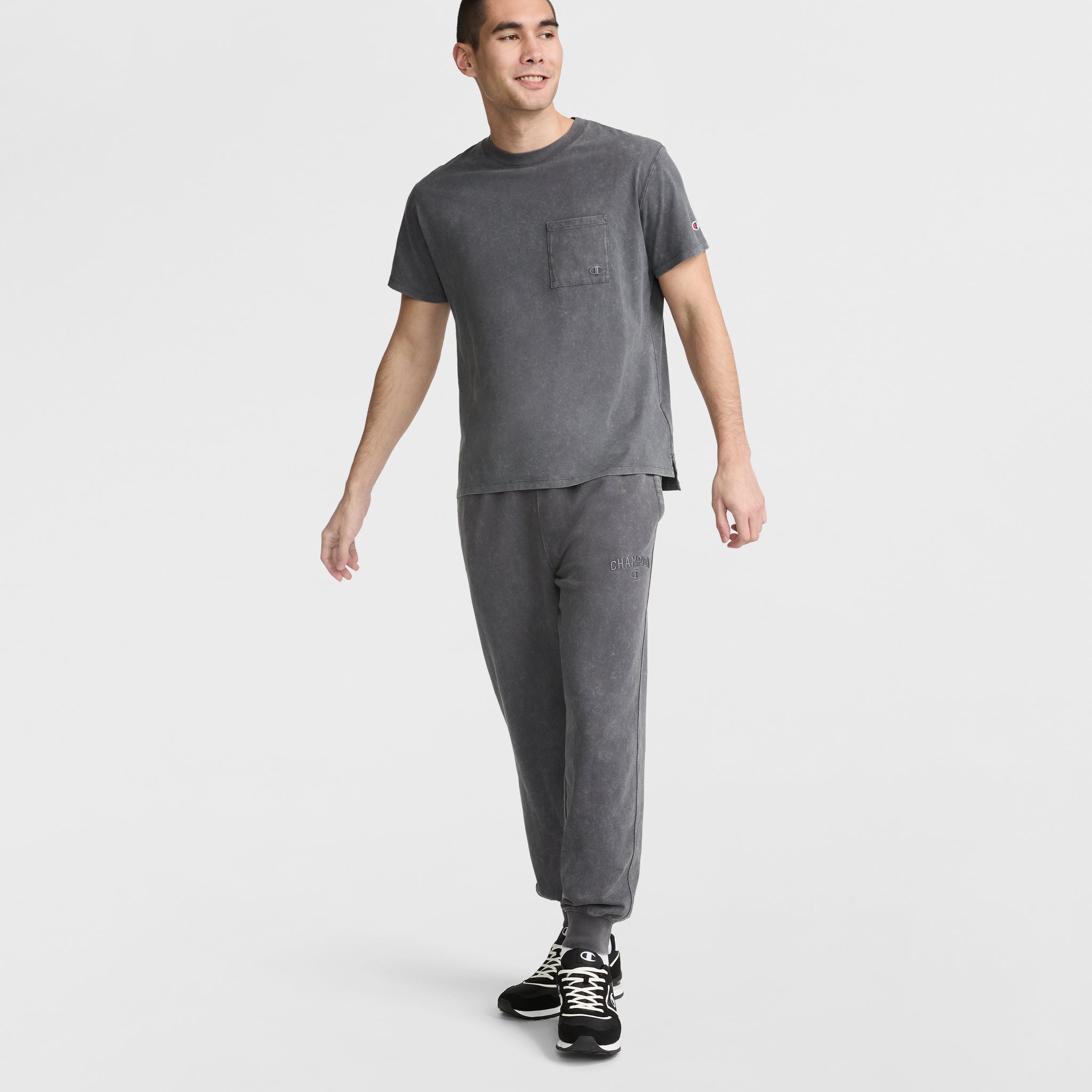 Vintage Wash Lightweight Jogger Pants for Men - Comfort Fleece
