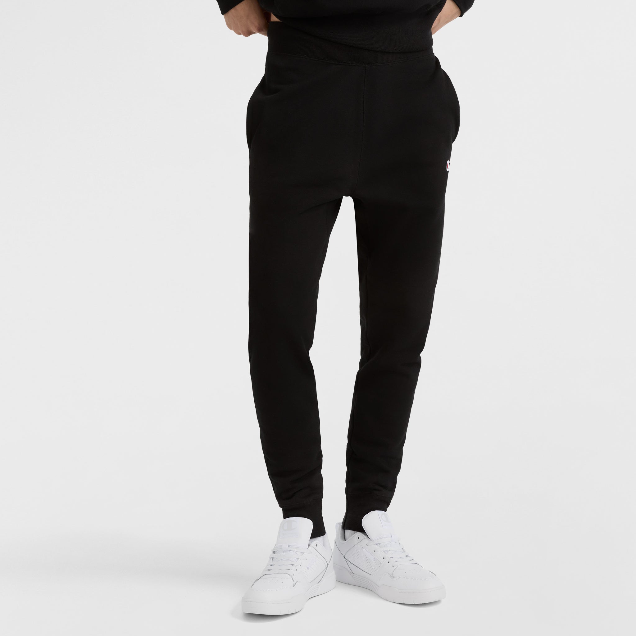 Champion Reverse Weave Joggers with C Logo - Heavyweight Fleece Men's Sweatpants