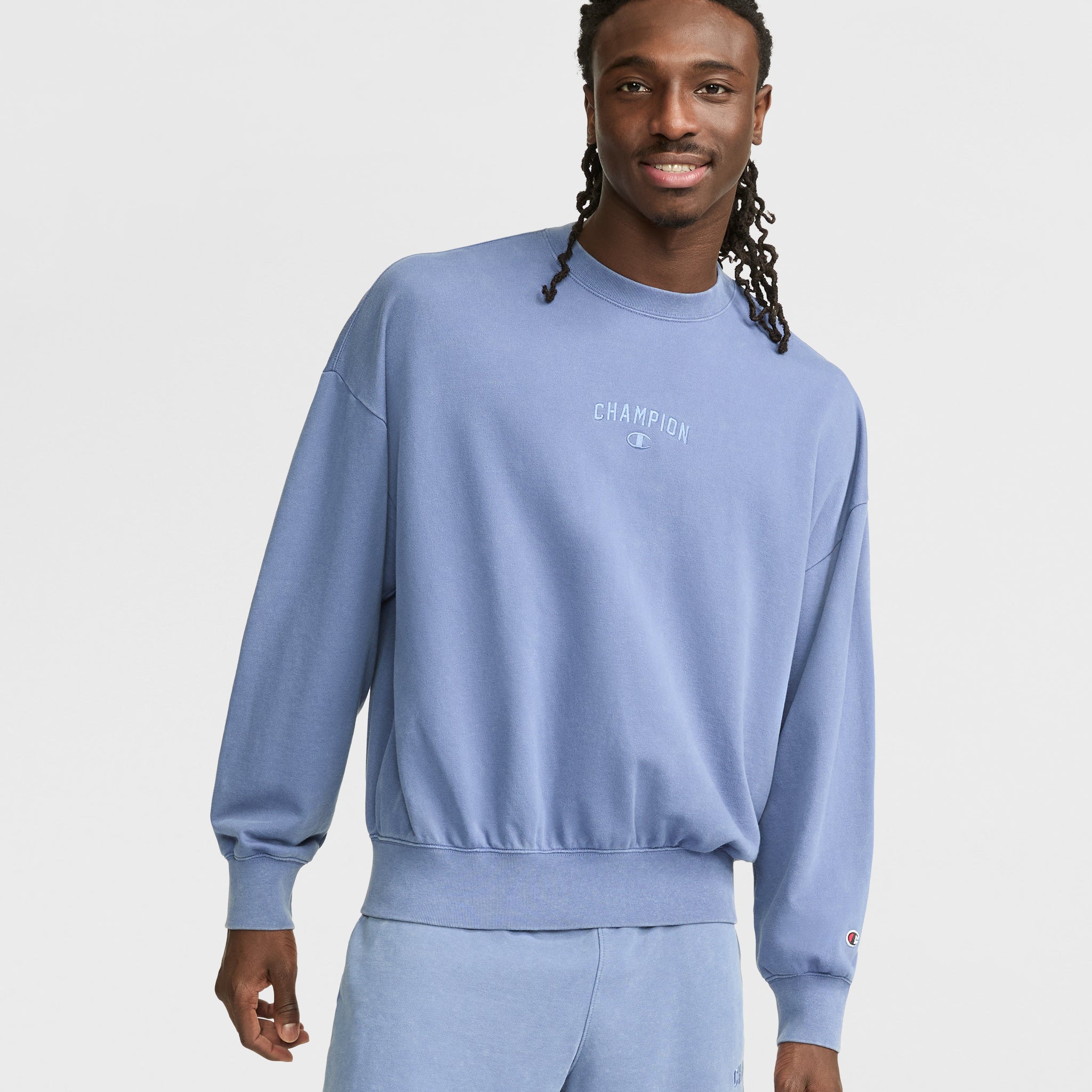 Champion Vintage Wash Men's Crewneck Sweatshirt - Retro Fit